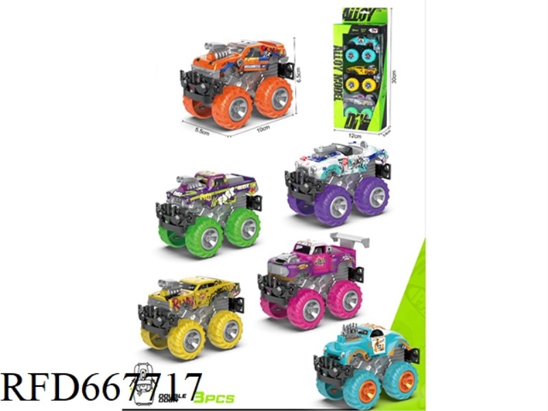DIY DISASSEMBLY SLIDE ALLOY CAR GRAFFITI VERSION