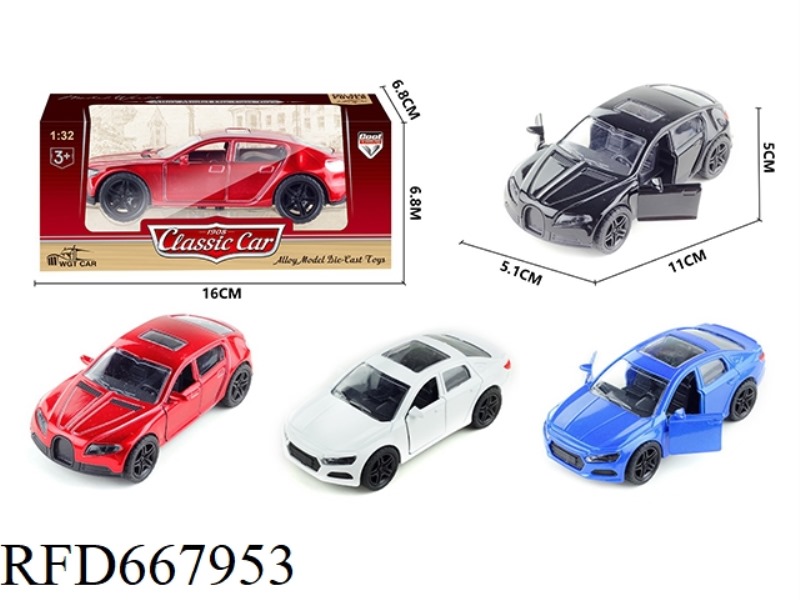 1:36 ALLOY PULL BACK BUGATTI/ACCORD