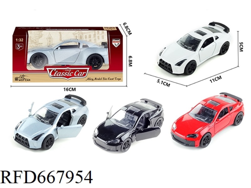 1:36 ALLOY PULL BACK SUBARU/NISSAN GTR