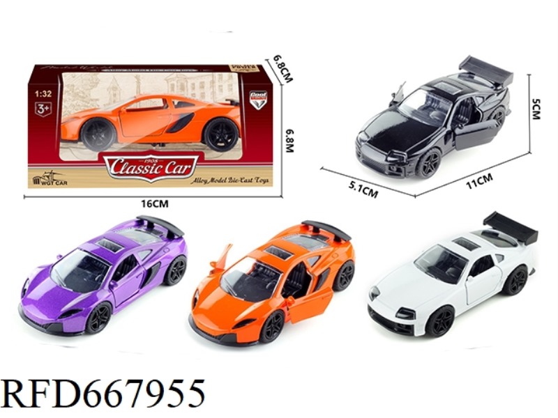 1:36 ALLOY PULL BACK MCLAREN/SUBA