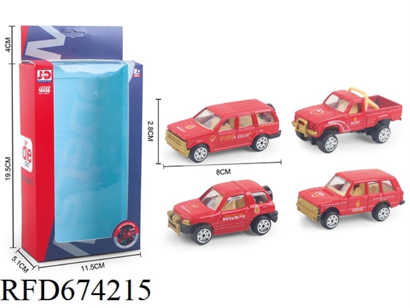 ALLOY FIRE TRUCK