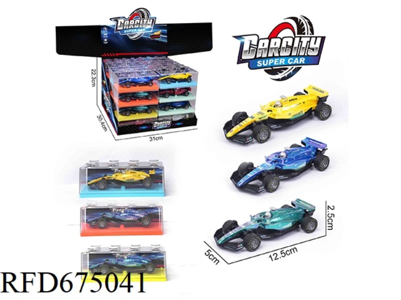 1:36 COLORFUL REAR-FORCE ALLOY CAR ALPINE RACING CAR 32PCS