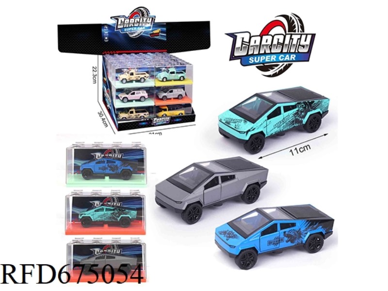 1:36 REAR-FORCE ALLOY TESLA CAR MODEL 24 PIECES