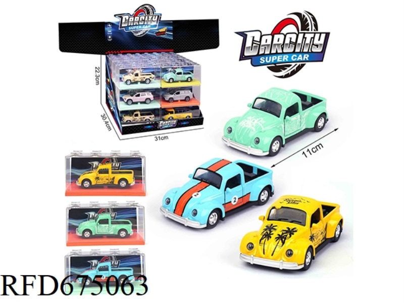 1:36 HUILI ALLOY VINTAGE CAR 24 PIECES