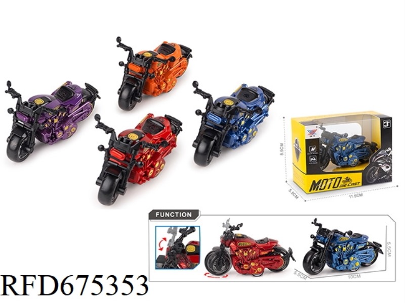 1:36 ALLOY HUILI NEW HARLEY-DAVIDSON PEARLESCENT MOTORCYCLE
