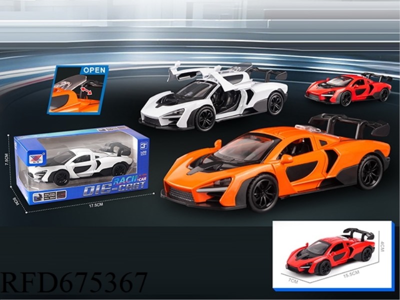 1:28 HUILI 3-DOOR SENNA ALLOY CAR MODEL