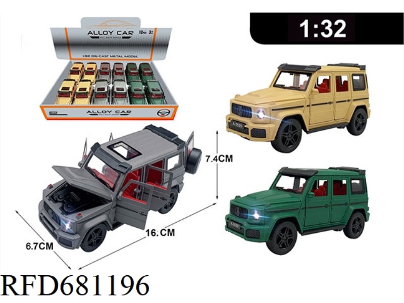 1:32 ALLOY MODEL 12PCS