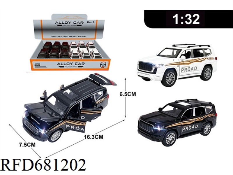 1:32 ALLOY MODEL 12PCS