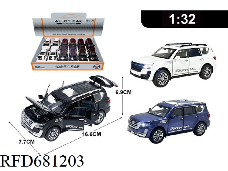 1:32 ALLOY MODEL 12PCS