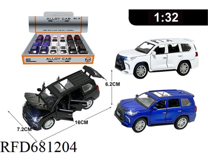 1:32 ALLOY MODEL 12PCS