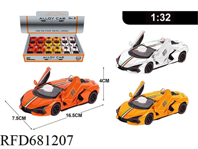 1:32 ALLOY MODEL 12PCS