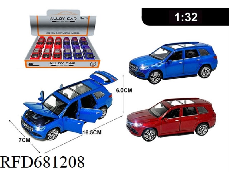 1:32 ALLOY MODEL 12PCS