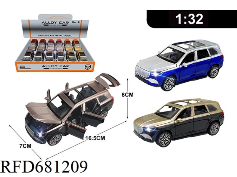 1:32 ALLOY MODEL 12PCS
