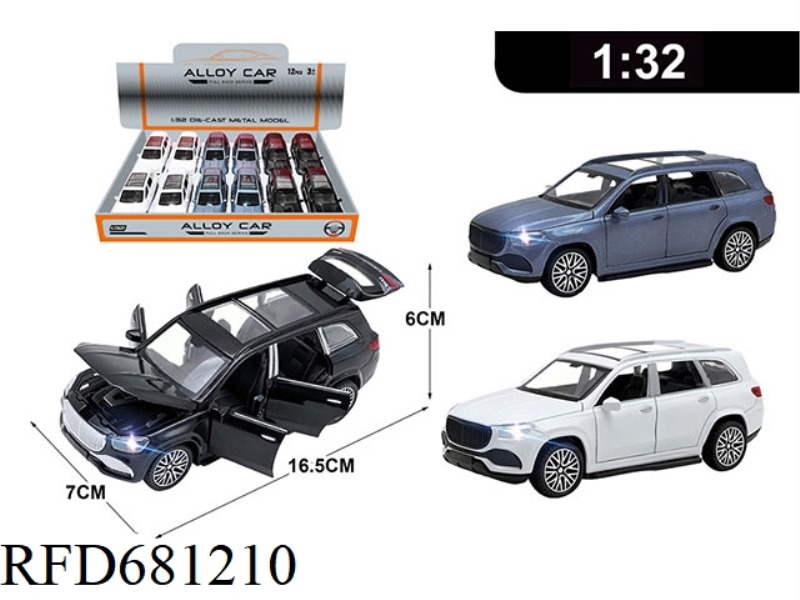 1:32 ALLOY MODEL 12PCS