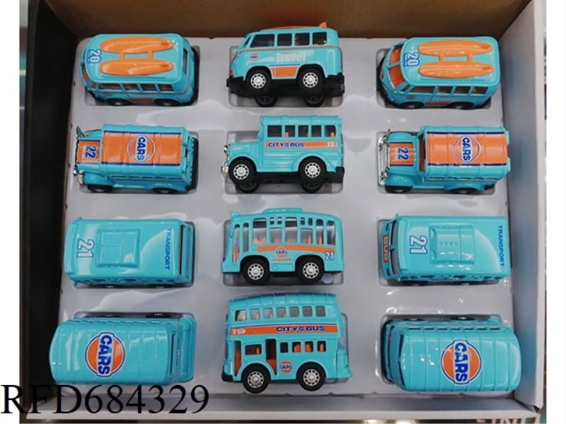 1: 36 BAY Q-VERSION ALLOY DOUBLE DECKER BUS