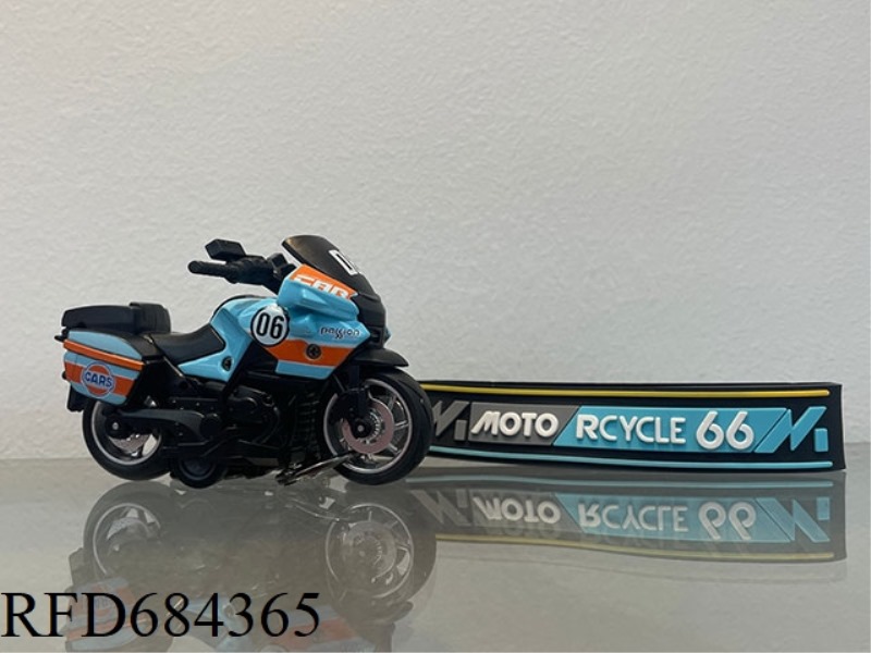 1: 16 GULF ALLOY RETURN BMW MOTORCYCLE KEYCHAIN