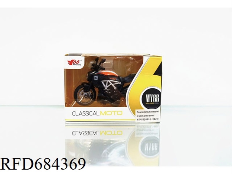1: 14 GULF ALLOY REGENERATIVE DUCATI MOTORCYCLE WITH LIGHTING AND MUSIC