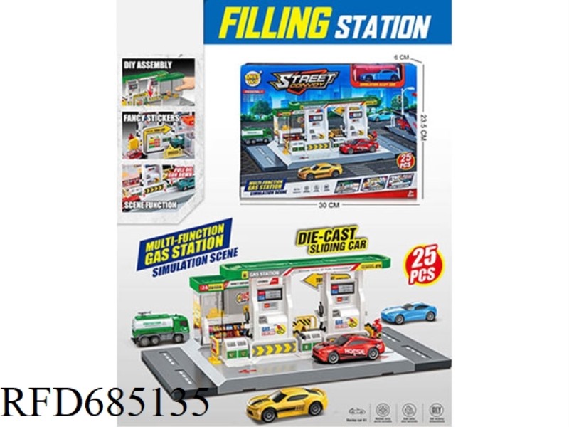ONE ALLOY VEHICLE IS PROVIDED FOR THE URBAN GAS STATION (PARKING LOT).