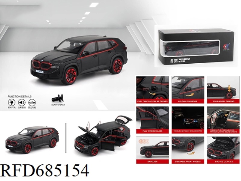 1:24 BMW XM BLACK KNIGHT SPECIAL EDITION