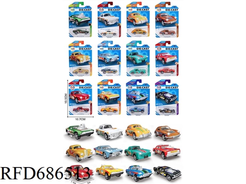 ALLOY SLIDING RACING CAR