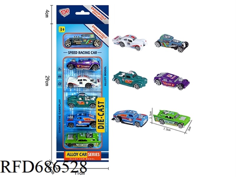 ALLOY SLIDING RACING CAR