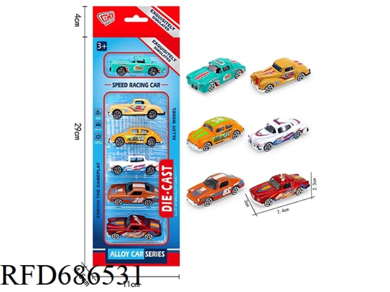 ALLOY SLIDING RACING CAR