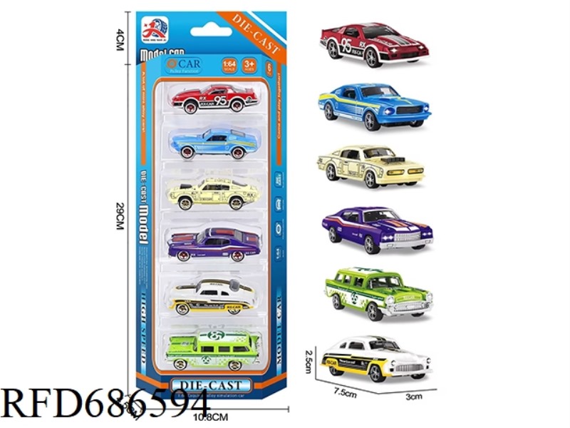 ALLOY SLIDING RACING CAR