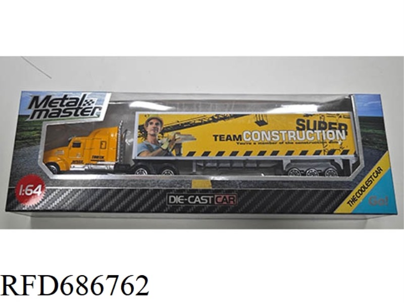 1:64 ALLOY ENGINEERING CONTAINER TRUCK