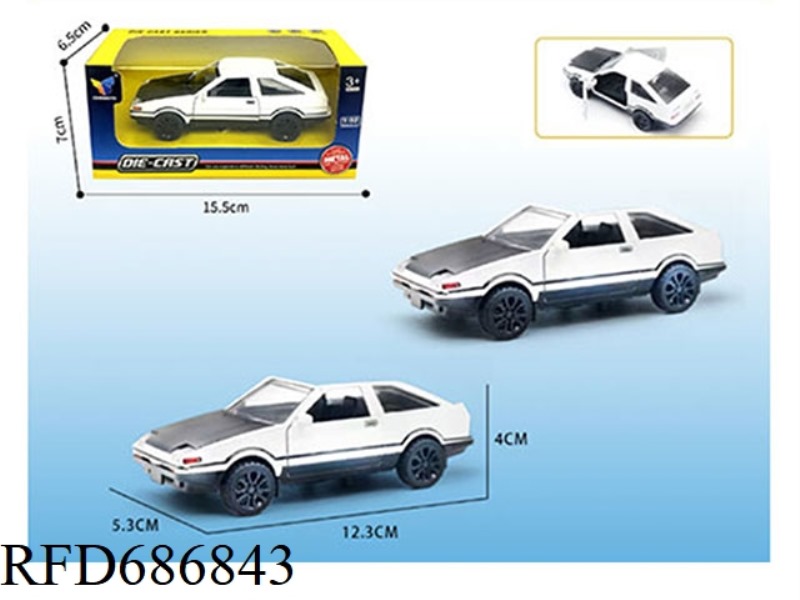1:32 ALLOY CAR AE86(REBOUND DOUBLE DOOR)