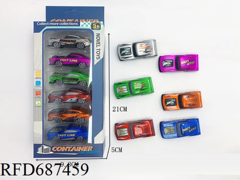 1: 64 ZINC ALLOY SLIDING SPORTS CAR