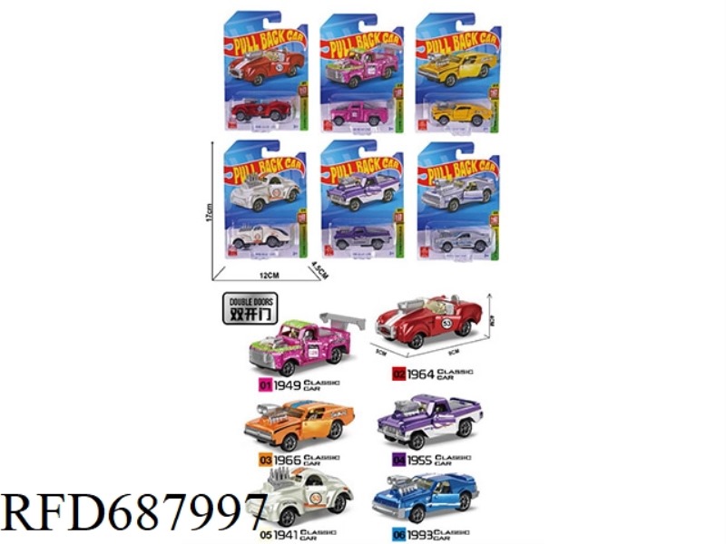 SIMULATED ALLOY REBOUND GRANDPA CAR
