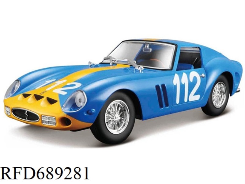 BBURAGO1:24 FERRARI 250 GTO ALLOY CAR MODEL ALLOY TOY CAR