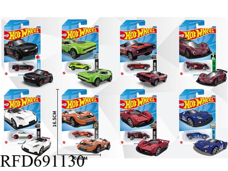 1: 64 WIND AND FIRE WHEEL SINGLE SLIDING ALLOY CAR