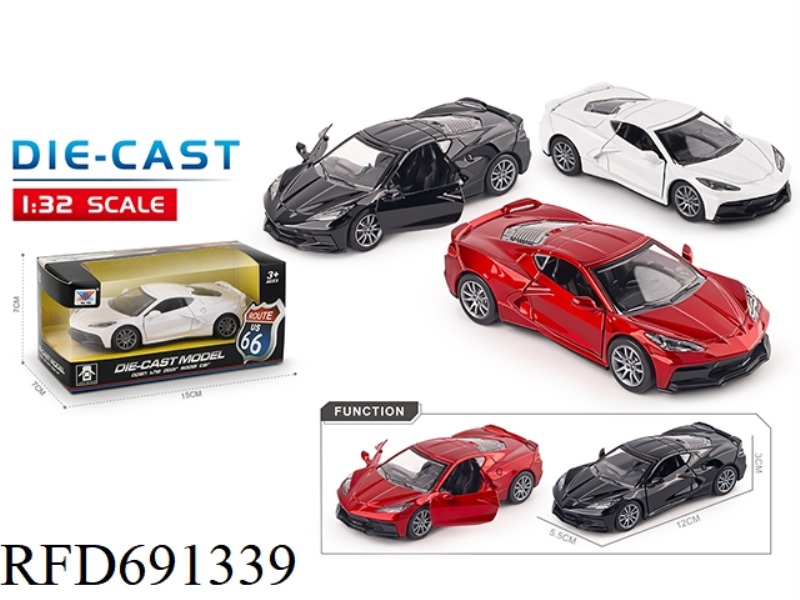 1:32 AMERICAN MUSCLE SPORTS CAR ALLOY REBOUND DOOR