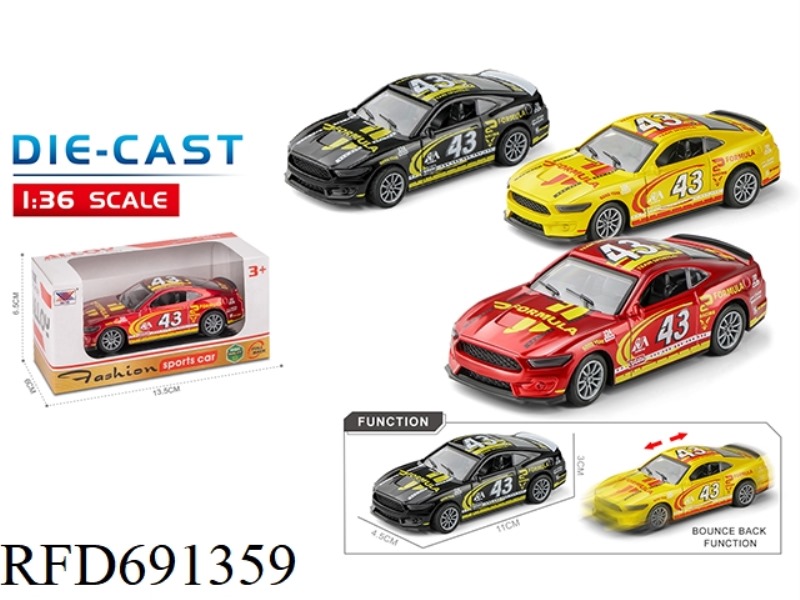 1:40 ALLOY MUSTANG RECOIL