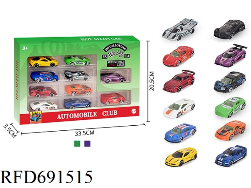 1: 64 ALLOY CAR 10PCS