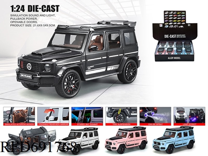 1: 24 MERCEDES BENZ BABOS STAR SKYTOP DOUBLE SPRAY