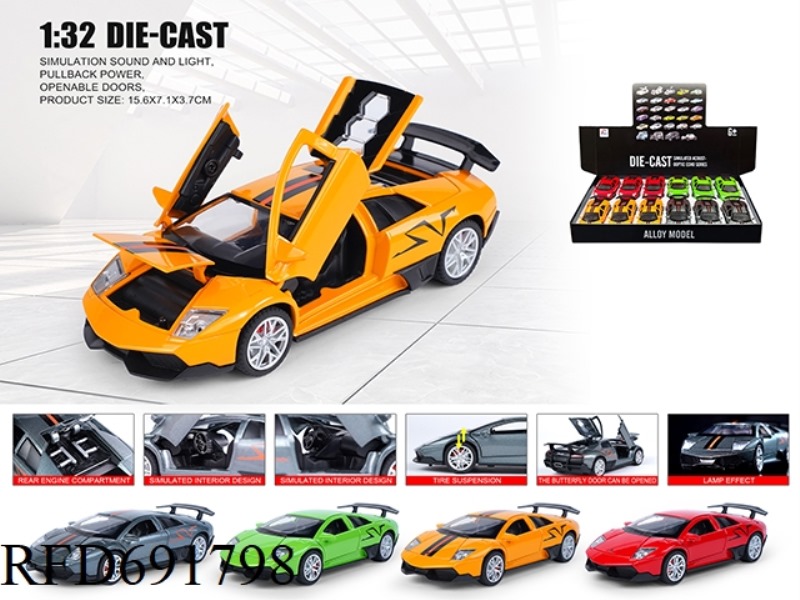 1: 32 LAMBORGHINI LP670 ALLOY CAR