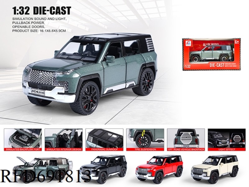 1: 32 BYD LOOKS UP AT U8 ALLOY CAR