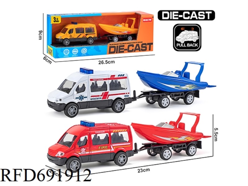 PULLBACK ALLOY TRUCK TUG