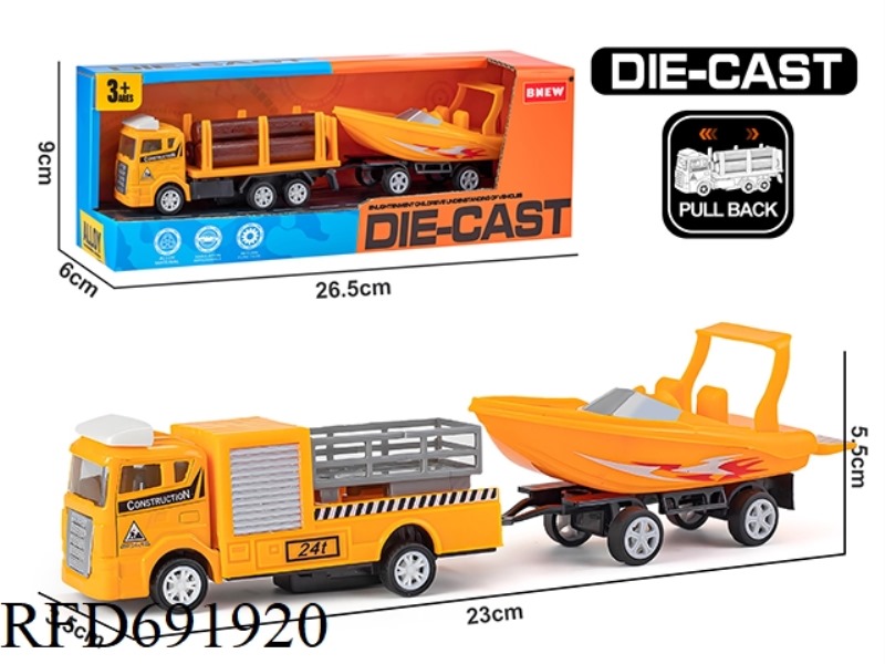 PULLBACK ALLOY ENGINEERING VEHICLE AND TUG