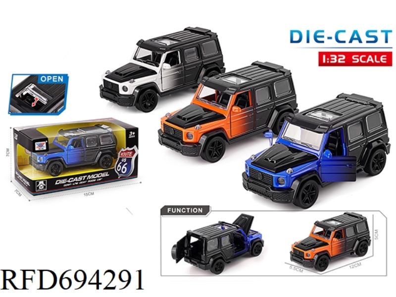 1:32 ALLOY CAR MODEL BABUS 900 DOOR OPENING RETURN FORCE