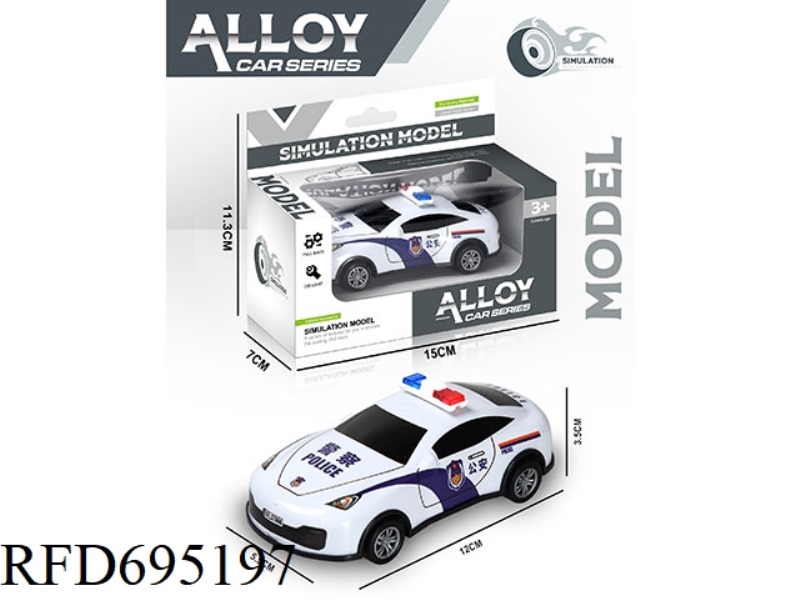 CHINESE ALLOY REBOUND POLICE CAR