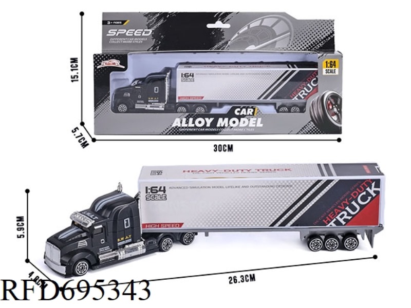 1:64 ALLOY CONTAINER TRUCK