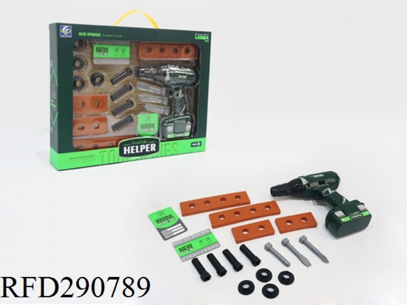 TOOL SET B/O ELECTRIC DRILL 18PCS