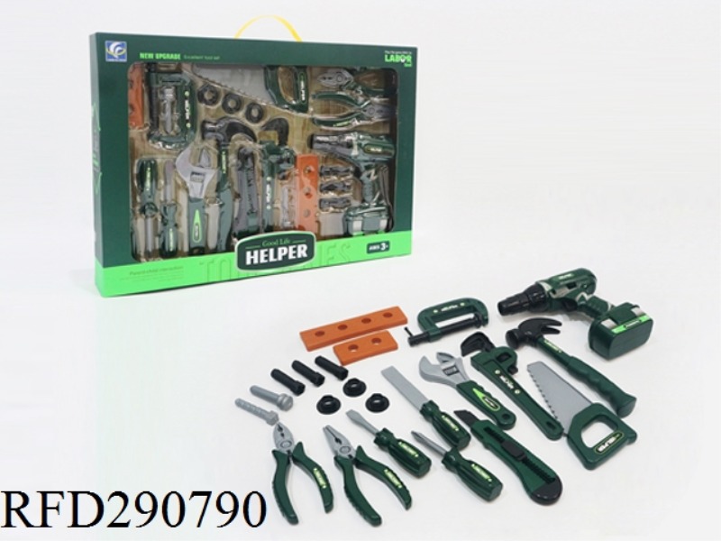 TOOL SET B/O ELECTRIC DRILL 22PCS