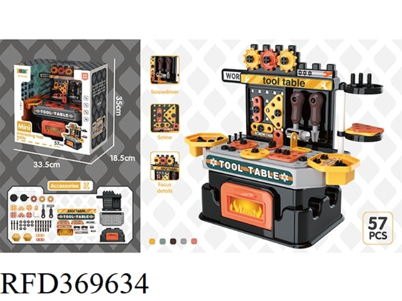 TWISTING AND TURNING TOOL TABLE 57PCS