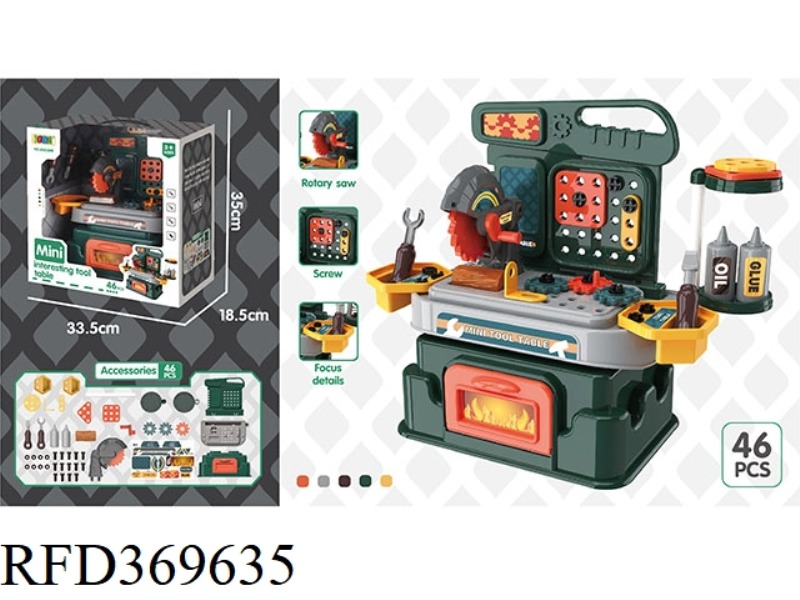 RICH AND INTERESTING TOOL BENCH 46