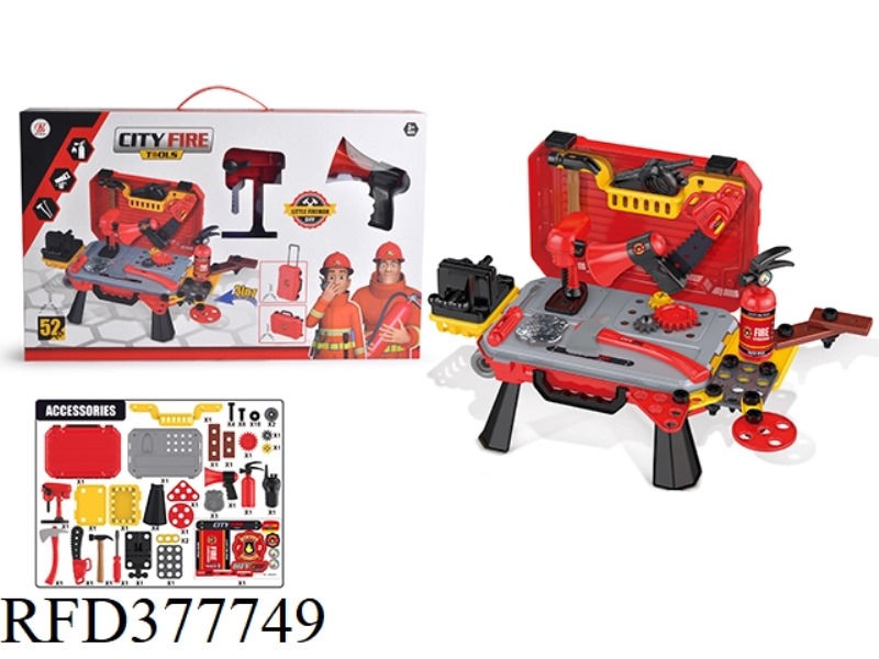 TROLLEY CASE FIRE FIGHTING TOOL SET 52PCS