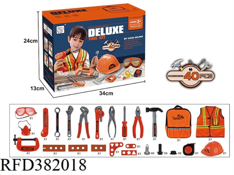 BACKPACK TOOL SET (E-COMMERCE VERSION) 40PCS